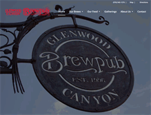 Tablet Screenshot of glenwoodcanyon.com